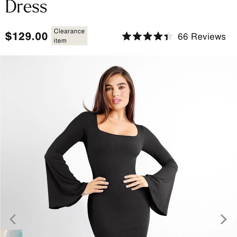Elegant Black Women's Dress